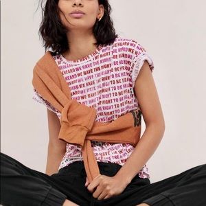 Maeve Right To Be Heard T by Anthropologie XS NWT